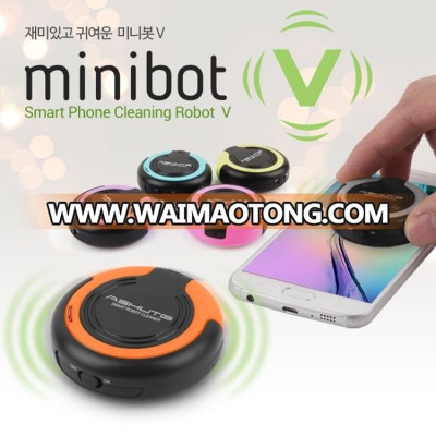 Korea design minibot v Universal Tablet Mobile Screen Cleaner Robot for iPhone iPad Laptop E-book DSLR Camera Lens